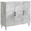 vidaXL Széf Betonszürke 89 x 34,5 x 80 cm Szerelt Fa