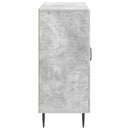 vidaXL Széf Betonszürke 89 x 34,5 x 80 cm Szerelt Fa