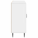 vidaXL Széf Magasfényű Fehér 89 x 34,5 x 80 cm Szerelt Fa