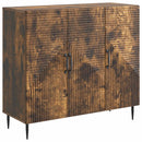 vidaXL Széf Füstös Tölgy 89 x 34,5 x 80 cm Szerelt Fa