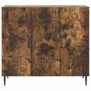 vidaXL Széf Füstös Tölgy 89 x 34,5 x 80 cm Szerelt Fa