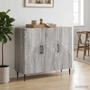 vidaXL Széf Szürke Sonoma 89 x 34,5 x 80 cm Szerelt Fa