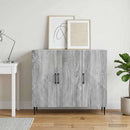 vidaXL Széf Szürke Sonoma 89 x 34,5 x 80 cm Szerelt Fa