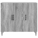 vidaXL Széf Szürke Sonoma 89 x 34,5 x 80 cm Szerelt Fa