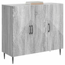 vidaXL Széf Szürke Sonoma 89 x 34,5 x 80 cm Szerelt Fa