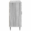 vidaXL Széf Szürke Sonoma 89 x 34,5 x 80 cm Szerelt Fa