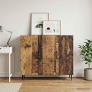 vidaXL Széf Antik Fa 89 x 34,5 x 80 cm Szerelt Fa