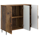 vidaXL Széf Antik Fa 89 x 34,5 x 80 cm Szerelt Fa
