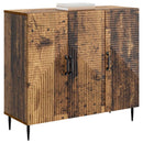 vidaXL Széf Antik Fa 89 x 34,5 x 80 cm Szerelt Fa
