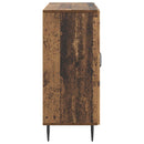 vidaXL Széf Antik Fa 89 x 34,5 x 80 cm Szerelt Fa