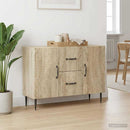 vidaXL Széf fiókkal Sonoma Tölgy 89 x 34,5 x 60 cm Szerelt Fa