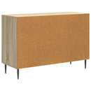 vidaXL Széf fiókkal Sonoma Tölgy 89 x 34,5 x 60 cm Szerelt Fa