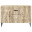 vidaXL Széf fiókkal Sonoma Tölgy 89 x 34,5 x 60 cm Szerelt Fa