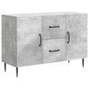 vidaXL Széf fiókkal Betonszürke 89 x 34,5 x 60 cm Szerelt Fa