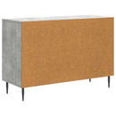 vidaXL Széf fiókkal Betonszürke 89 x 34,5 x 60 cm Szerelt Fa