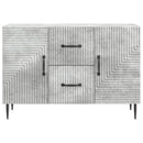 vidaXL Széf fiókkal Betonszürke 89 x 34,5 x 60 cm Szerelt Fa