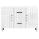 vidaXL Széf fiókkal Magasfényű Fehér 89 x 34,5 x 60 cm Szerelt Fa