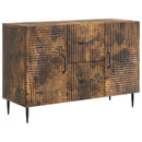 vidaXL Széf fiókkal Füstös Tölgy 89 x 34,5 x 60 cm Szerelt Fa