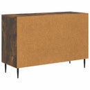 vidaXL Széf fiókkal Füstös Tölgy 89 x 34,5 x 60 cm Szerelt Fa