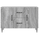 vidaXL Széf fiókkal Szürke Sonoma 89 x 34,5 x 60 cm Szerelt Fa