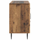 vidaXL Széf fiókkal Antik Fa 89 x 34,5 x 60 cm Szerelt Fa