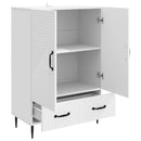 vidaXL Széf Fehér 66 x 34,5 x 95 cm Szerelt Fa