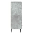vidaXL Széf fiókkal Betonszürke 66 x 34,5 x 95 cm Szerelt Fa
