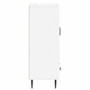 vidaXL Széf fiókkal Magasfényű Fehér 66 x 34,5 x 95 cm Szerelt Fa
