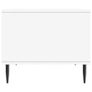 vidaXL Dohányzóasztal Fehér 90 x 50 x 40 cm Szerelt Fa