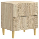 vidaXL Éjjeli asztal Sonoma Tölgy 43 x 34,5 x 48 cm Szerelt Fa