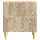 vidaXL Éjjeli asztal Sonoma Tölgy 43 x 34,5 x 48 cm Szerelt Fa