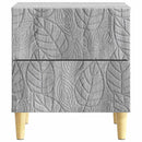 vidaXL Éjjeli asztal Szürke Sonoma 43 x 34,5 x 48 cm Szerelt Fa