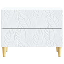 vidaXL Éjjeli asztal Fehér 62 x 34,5 x 48 cm Szerelt Fa