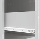 vidaXL Éjjeli asztal Magasfényű Fehér 62 x 34,5 x 48 cm Szerelt Fa