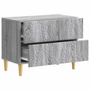 vidaXL Éjjeli asztal Szürke Sonoma 62 x 34,5 x 48 cm Szerelt Fa