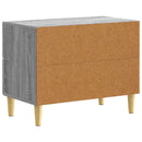 vidaXL Éjjeli asztal Szürke Sonoma 62 x 34,5 x 48 cm Szerelt Fa