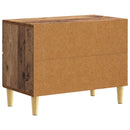 vidaXL Éjjeli asztal Antik Fa 62 x 34,5 x 48 cm Szerelt Fa