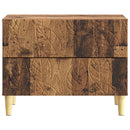 vidaXL Éjjeli asztal Antik Fa 62 x 34,5 x 48 cm Szerelt Fa