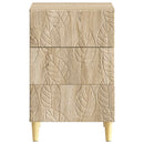 vidaXL Éjjeli asztal Sonoma Tölgy 43 x 39,5 x 66,5 cm Szerelt Fa