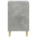 vidaXL Éjjeli asztal Betonszürke 43 x 39,5 x 66,5 cm Szerelt Fa