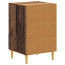 vidaXL Éjjeli asztal Antik Fa 43 x 39,5 x 66,5 cm Szerelt Fa