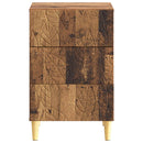 vidaXL Éjjeli asztal Antik Fa 43 x 39,5 x 66,5 cm Szerelt Fa