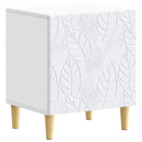 vidaXL Éjjeli asztal 2 pcs Fehér 43 x 34,5 x 50 cm Szerelt Fa