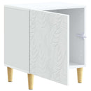 vidaXL Éjjeli asztal 2 pcs Fehér 43 x 34,5 x 50 cm Szerelt Fa