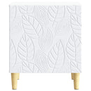 vidaXL Éjjeli asztal 2 pcs Fehér 43 x 34,5 x 50 cm Szerelt Fa