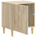 vidaXL Éjjeli asztal 2 pcs Sonoma Tölgy 43 x 34,5 x 50 cm Szerelt Fa