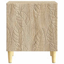 vidaXL Éjjeli asztal 2 pcs Sonoma Tölgy 43 x 34,5 x 50 cm Szerelt Fa
