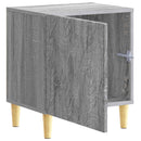 vidaXL Éjjeli asztal 2 pcs Szürke Sonoma 43 x 34,5 x 50 cm Szerelt Fa