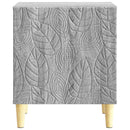 vidaXL Éjjeli asztal 2 pcs Szürke Sonoma 43 x 34,5 x 50 cm Szerelt Fa