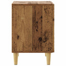vidaXL Éjjeli asztal Antik Fa 43 x 34,5 x 50 cm Szerelt Fa